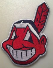 Cleveland Indians patch Chief Wahoo patch indians patch 5" tall iron or sew on