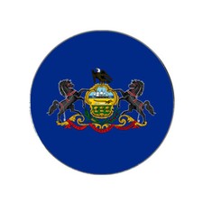 Pennsylvania State Flag Golf Ball Marker Penn