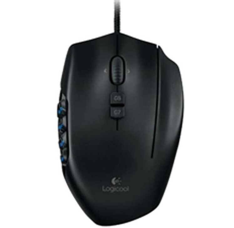 Logitech G600T Wired Laser Gaming Mouse with 20 Buttons USB Japan Black