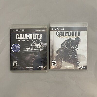 Call Of Duty Advanced Warfare Call Of Duty Ghosts Lot Of 2 PS3 Games Playstation