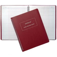 Elan EXCELLO Class Record Book Unstructured MAROON Up to 40 Names Brand NEW