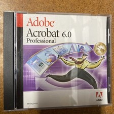 Adobe Acrobat 6.0 Professional Upgrade MAC Retail CD Searial Number
