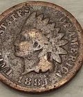 1884 Indian Head Cent Penny 1C - Grade - G/VG - #12006