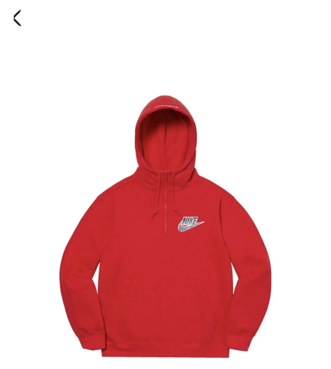 fleece zip up hooded shirts Supreme nike