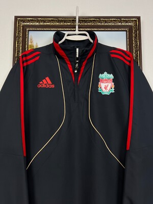 Vintage Adidas Liverpool Football Jacket Soccer Track Top Mens