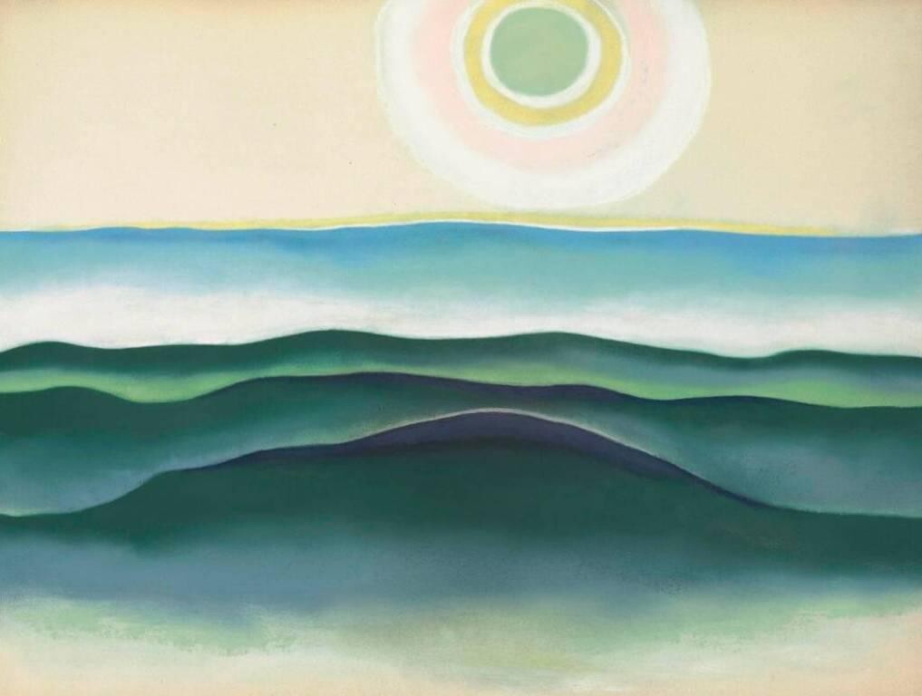 Sun Water Maine Georgia O'Keeffe Art Print 1928 Modernist Coastal