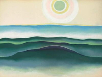 Sun Water Maine Georgia O'Keeffe Art Print 1928 Modernist Coastal