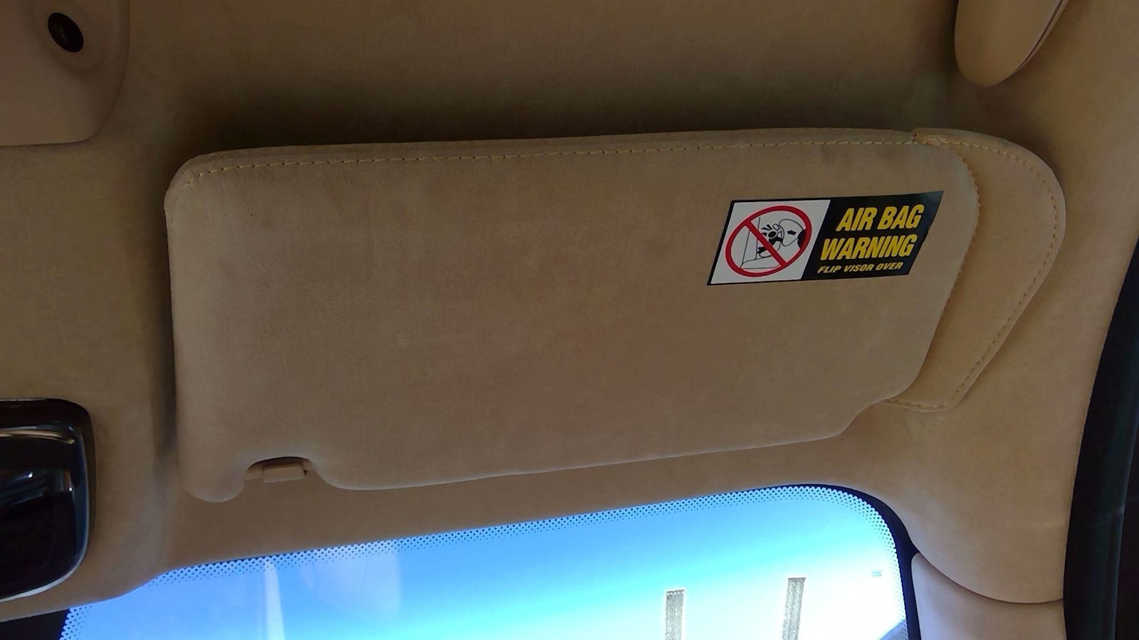 08 MASERATI Right RH Passenger Sun Visor