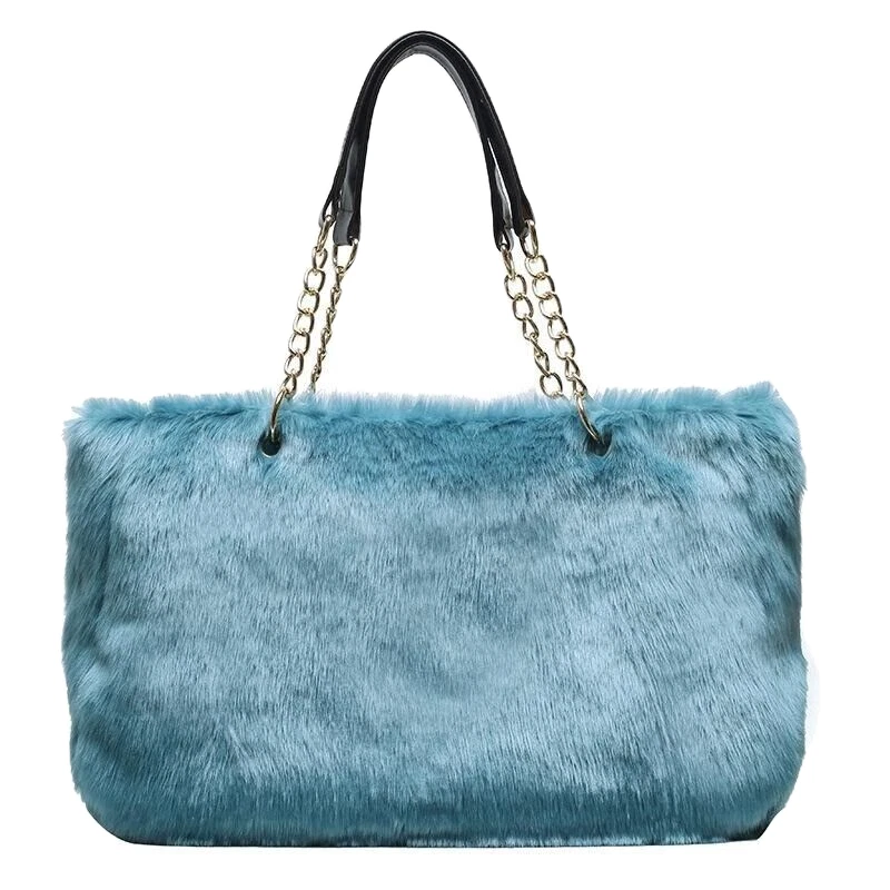 Fur side bag cheap