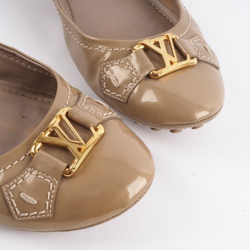 Ballerine Oxford Louis Vuitton scarpe da donna in pelle verniciata di lusso t... - Foto 5 di 13