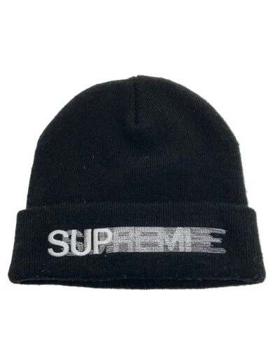 Supreme Motion Logo Bonnet Tricot Sans Acrylique Noir Homme AEp20