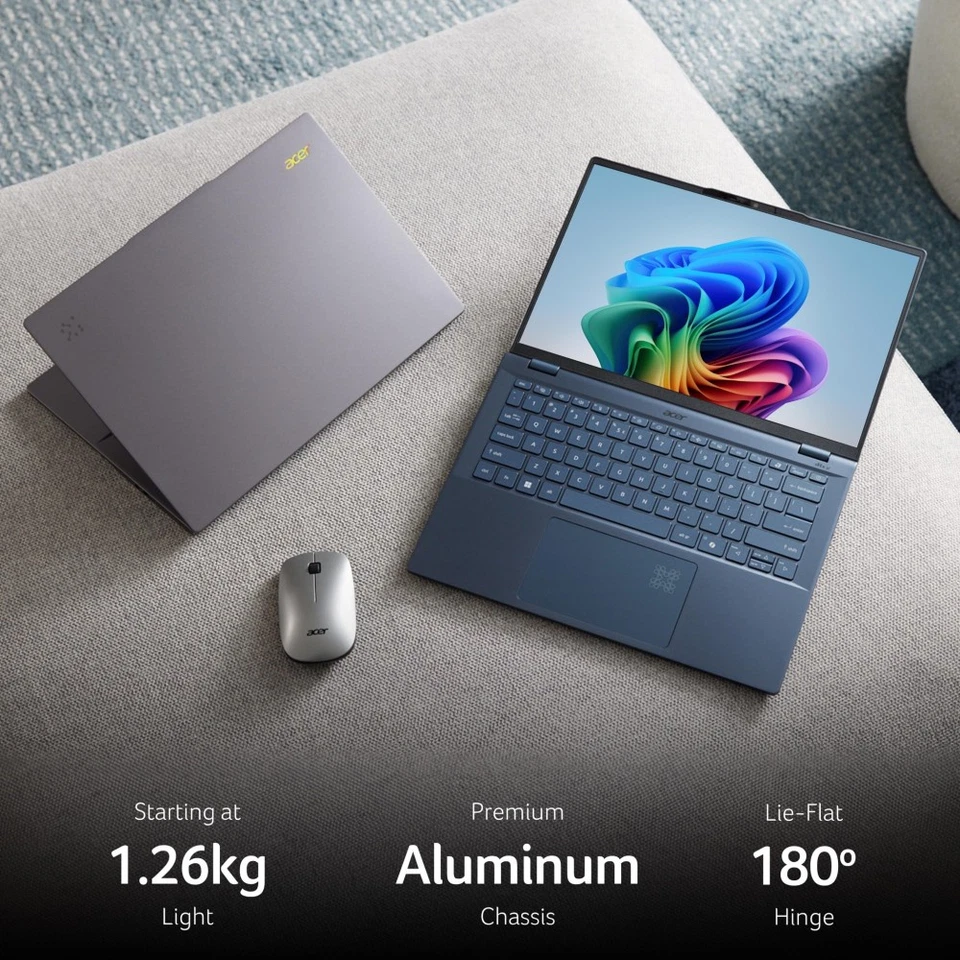 Acer Swift 14 AI Copilot+ Laptop Intel Ultra 5 226V 16GB 1TB SSD 14" W11 Home - Image 2 of 4
