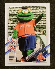 2021 Topps Opening Day #M-2 Wally the Green Monster Mascots Boston Red Sox 🔥