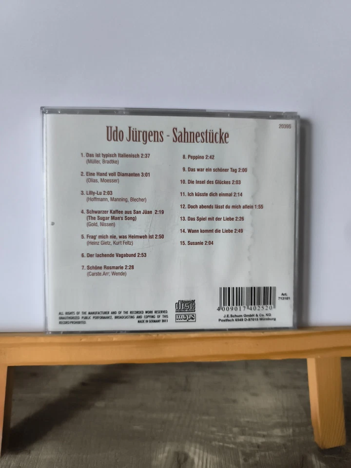 CD Udo Jürgens - Sahnestücke   Sehr Gut - Bild 2 von 2
