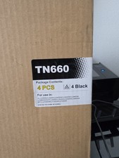 TN660 Toner Cartridge for Brother Box comes with 4 Toners
