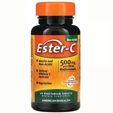American Health Ester-C with Citrus Bioflavonoids 500 mg 90 Veg Tabs