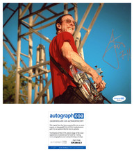 Scott Shriner ‘Weezer’ Band Signed 8x10 Photo 'Island In The Sun' ACOA