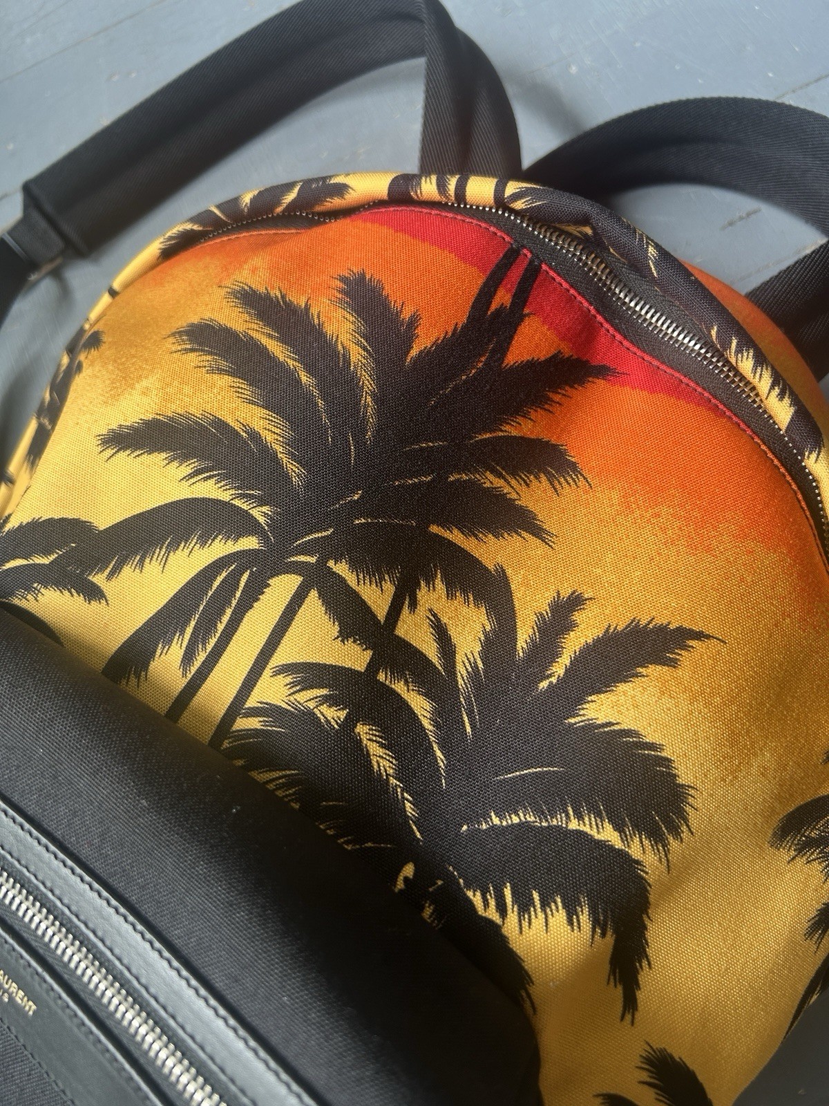 Zaino Saint Laurent Paris Ss16 città palma