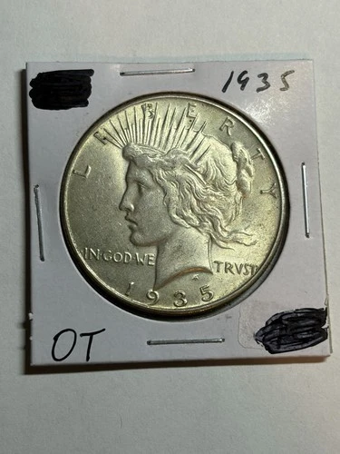 1935 P Silver Peace Dollar Nice AU/UNC Better Date