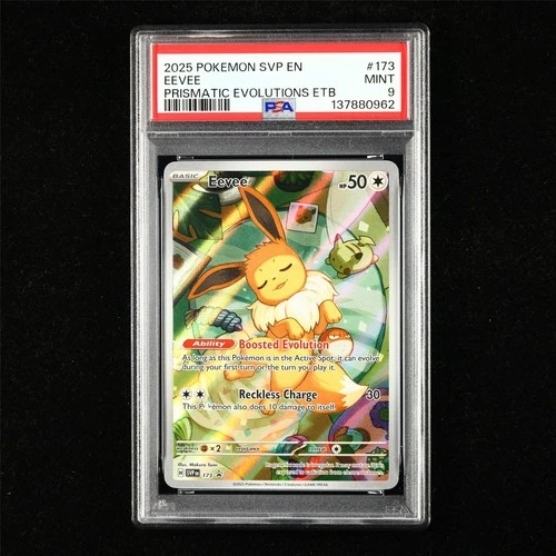 PSA 9 MINT 2025 Pokemon ENG Eevee H SVP EN 173 Promo