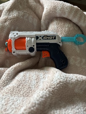 X Shot Zuru Nerf Gun- 4 shot Tested Works Pistol Chamber 4 Darts