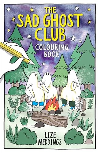 The Sad Ghost Club Colouring Book: A comfy cosy colouring book for all ages - Image 3