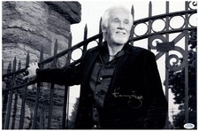 Kenny Rogers Signed Autographed 12x18 B/W Photo ACOA