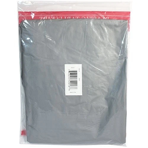 Falda de mesa de plástico plateado Party Dimensions 29 x 14 para eventos y celebraciones Foto 2 de 2