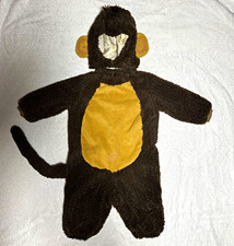 InCharacter Costumes Toddler Monkey Hooded Plush Costume 1-2 Years Brown/Beige