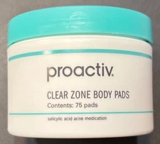 New PROACTIV CLEAR ZONE BODY PADS 75 Count Acne Treatment SEALED 04/26 2026