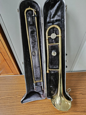 Vintage USA Selmer Bundy Posaune inkl. Segen 12C M/P