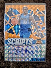 2020-21 Panini Mosaic - Scripts DeShawn Stevenson #SC-DST Orange Prizm (AU)