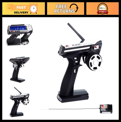 2.4GHz 3CH LCD RC Transmitter & FS-GR3E Receiver for RC Car/Boat - Remote Contro