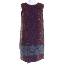 Great DOLCE&GABBANA one piece Tweed and lace sleeveless top Virgin wool 42