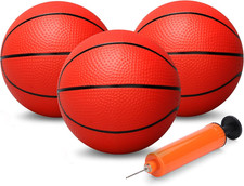 6" Small Basketballs for Kids, Toddler 6 Inch Little Ball for Over Door Mini Hoo