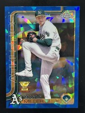 2025 Topps Chrome Sapphire Mason Miller Athletics #142