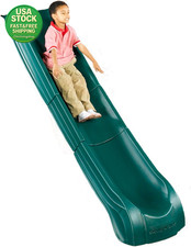 Swing-N-Slide Super Summit 3 Piece Plastic Scoop Slide 5' Deck Green Kids