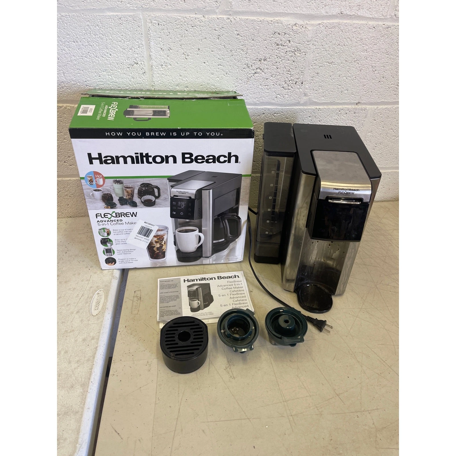 Hamilton Beach FlexBrew Advanced 5-in-1 Coffee Maker, Pods or Ground, or Pot
Opens in a new window o
