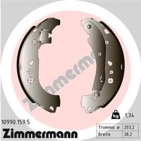 Zimmermann 4X Bremsbacken Bremsbackensatz FüR Trommelbremse Hinten 10990.159.5