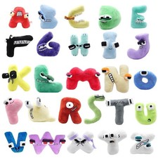 26Pcs Alphabet Lore Plush Set Letter Educational Plushie Toy for Kid Gift