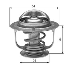 Thermostat Kühlmittel GATES TH30888G1 für ASIA KIA MAZDA HYUNDAI TOPIC BW 323 HI