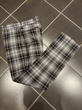 IJP Design Ian Poulter Tartan Golf Trousers 32W x 32L. Mint Condition