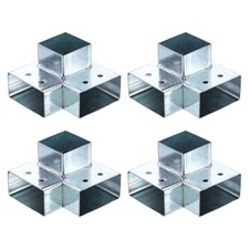 Kit de supports pour pergola 3 voies, pour angle 2,4" x 1,22" (lot de 4)