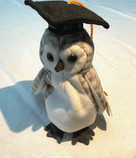 TY Beanie Baby Wiser the Owl in excellent condition with original tag. 