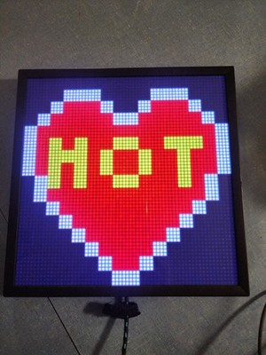 Divoom Pixoo 64 LED Pixel Display   Smart WiFi Frame   Works Great   Clean