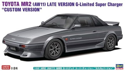 Hasegawa 1/24 Toyota MR2 AW11 Late Ver. G-Limited Super Charger Model Kit 20755