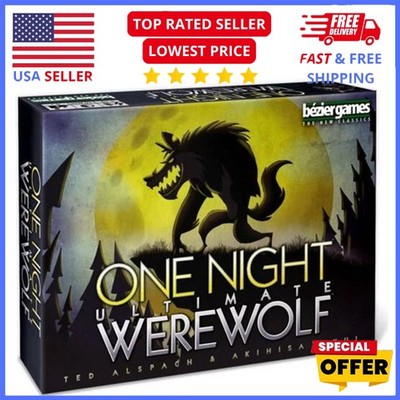 One Night Ultimate Werewolf Game NEW games Casually Competitive Sealed JQ