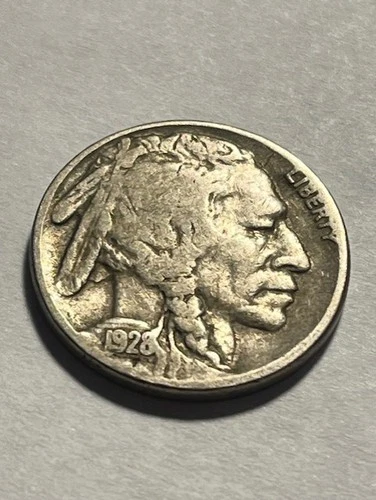 1928-S Buffalo Nickel/VG+ #9832
