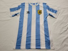 VTG 1978 RETRO AFA ARGENTINA HOME MARADONA 10 ADIDAS L MEDIUM M WORLD CUP JERSEY