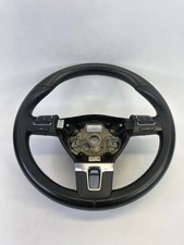 10-17 Volkswagen Cc Black Leather Steering Wheel W Buttons Oem 3c8419091bee74 10-17 Volkswagen Cc Black Leather Steering Wheel W Buttons Oem 3c8419091bee74